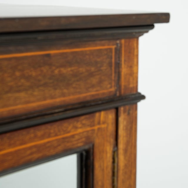 Edwardian Inlaid Cabinet United Kingdom 19th Century For Sale - Image 11 of 14