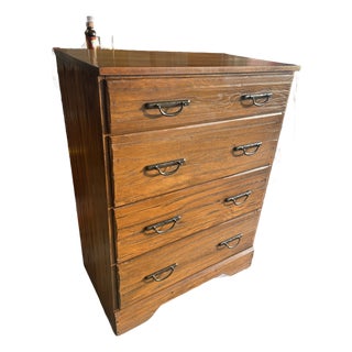 Vintage A. Brandt “Ranch Oak” Chest of Drawers – Fort Worth Classic For Sale