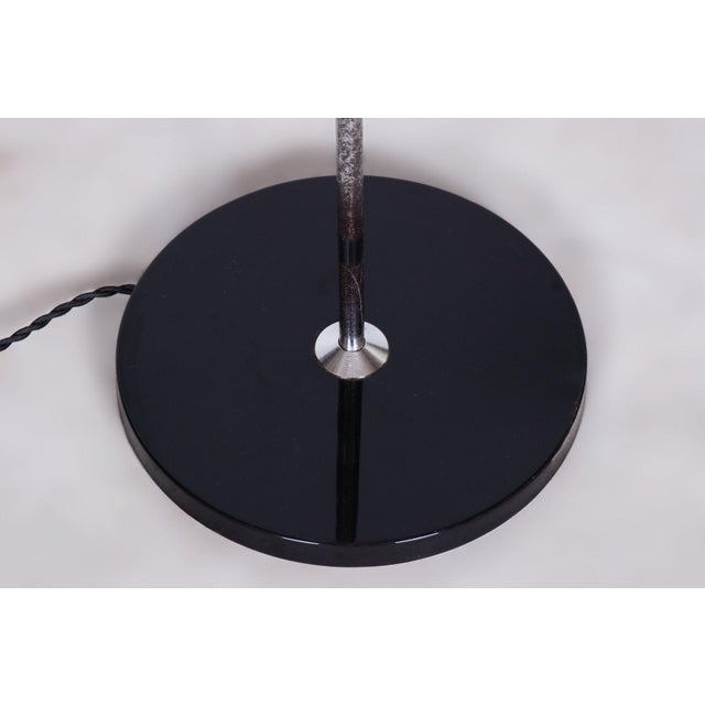 Mid-Century Modern Floor Lamp in Beech and Chrome, 1970s For Sale - Image 9 of 14