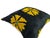 Velvet Silk Cushion Cover with Flower Design, 2000s For Sale - Image 10 of 11
