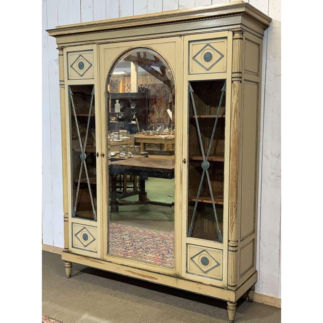 19th Century Parisian Oak Bookcase with 3 Doors by the Mercier Firm For Sale - Image 13 of 18