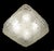 Vintage Brutalist Glass Ceiling Light from Honsel For Sale - Image 6 of 16