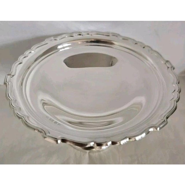 Sterling Silver Pedestal Tazza Bon Bon Dish by William Aitken, Birmingham, 1904 For Sale - Image 3 of 18