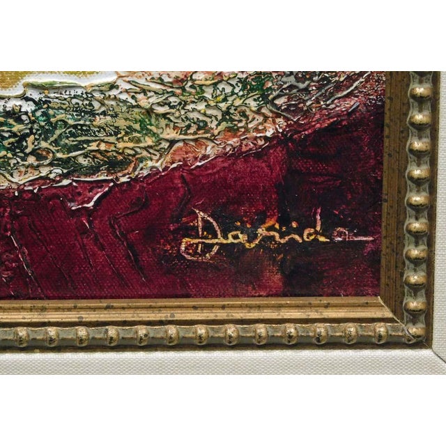 Alexandru Darida Original Painting "Melan Choly" Hand Signed Framed For Sale - Image 10 of 11