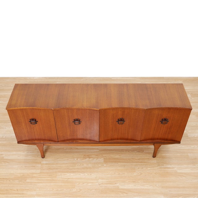 1960s Mid Century Teak Sideboard by Hubbinet Furniture For Sale In Los Angeles - Image 6 of 11