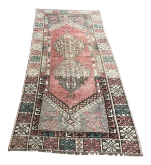 Handmade Vintage Tribal Small Rug