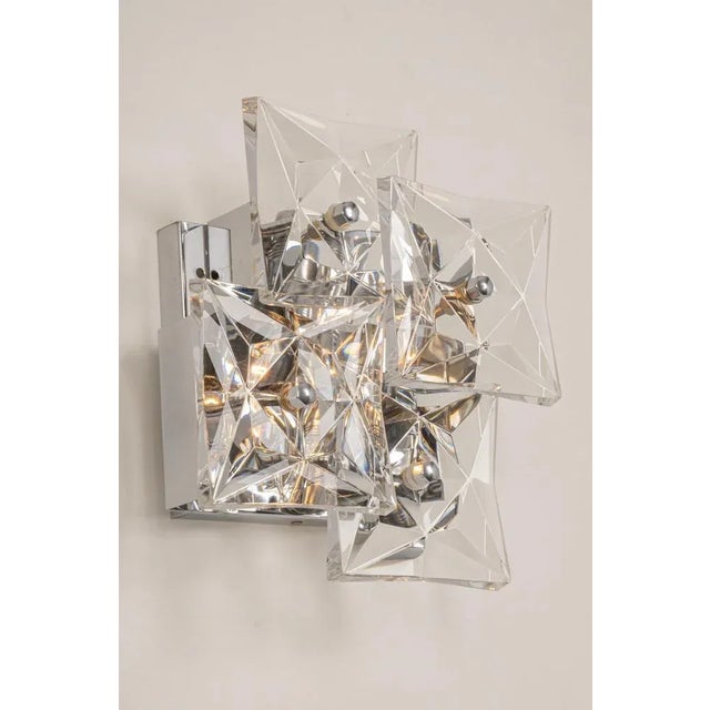 Crystal Sconces by Kinkeldey, Germany, 1970s, Set of 2 For Sale - Image 9 of 10