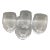 Riedel Stemless Crystal Wine Glasses-Set of 4 For Sale