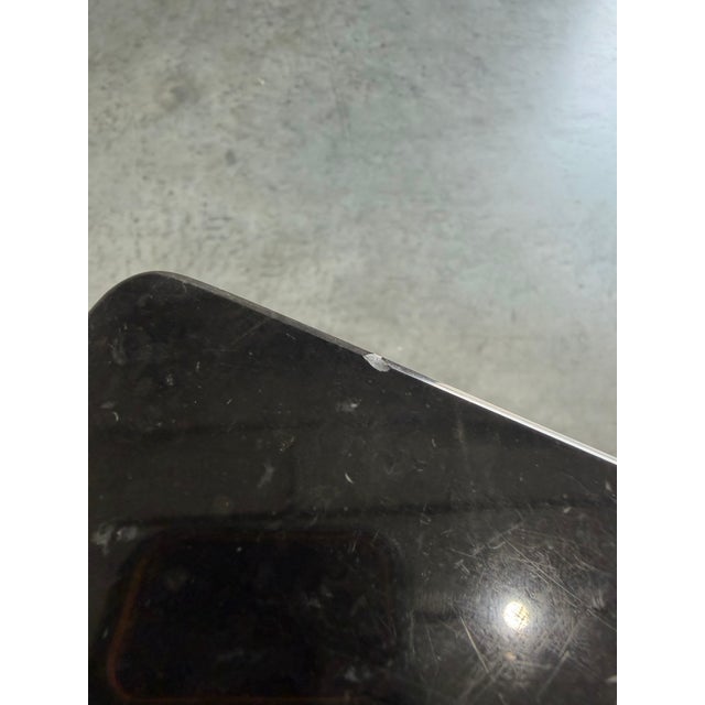 Vintage Danish Teak and Marble Console Table For Sale - Image 9 of 12