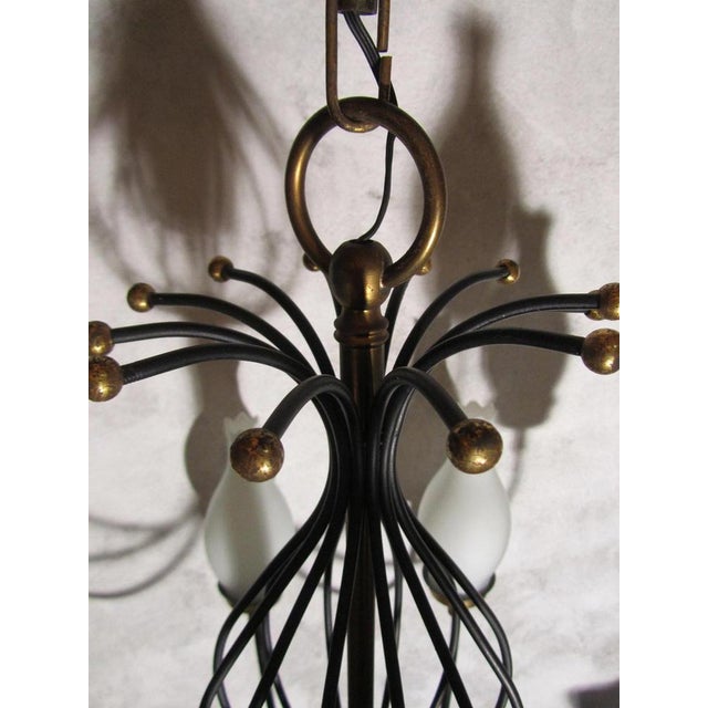 Vintage Chandeliers by Angelo Lelii for Arredoluce, Italy, 1950, Set of 2 For Sale - Image 9 of 18