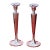Pair of Weighted Sterling Silver Art Deco Candlesticks For Sale