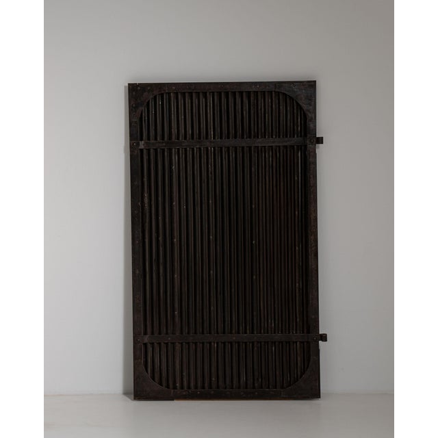 Early 20th Century Czech Republic Black Iron Door For Sale - Image 13 of 17