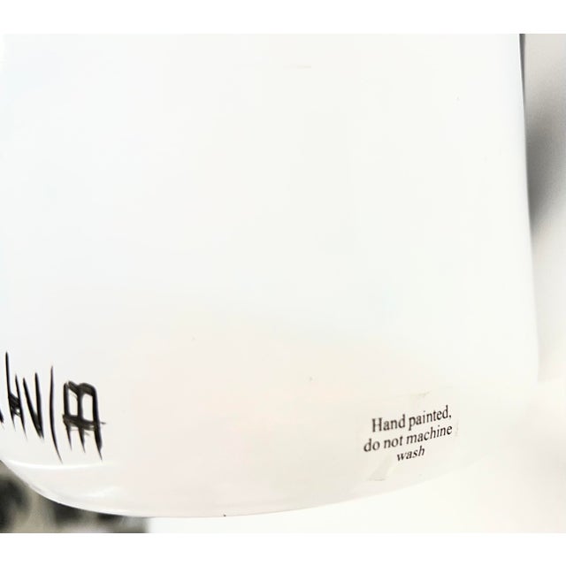 Kosta Boda Kosta Boda Hand Painted Open Minds Glass Vase Designed by Ulrica Hydman Vallien - Made in Sweden For Sale - Image 4 of 8