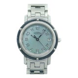 Image of Hermes Clipper Nacle Watch Cl4.210 Quartz Shell Dial Women's For Sale