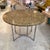 Mid-Century Modern Vintage Abalone Shell Resin and Chrome Circular Dining Table For Sale - Image 3 of 14