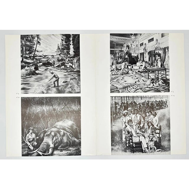 Contemporary Jacques Monory "Technicolor" Double-Page Lithograph Spread – Derrière Le Miroir No. 227 (1979) For Sale - Image 3 of 3