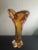 1960s Murano Italy Amber Glass Swung Style Vase For Sale In Dallas - Image 6 of 7