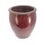 Late 20th-Century Chinese Oxblood-Glazed Stoneware Planter 9.75" For Sale - Image 9 of 10