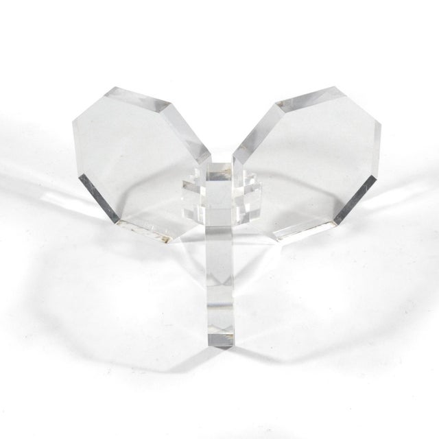 Lucite Octagonal Form Coffee Table For Sale In Chicago - Image 6 of 7