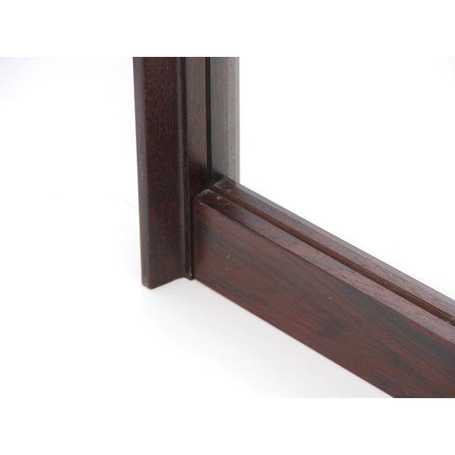 Large Scandinavian Teak Mirror, 1960s For Sale - Image 3 of 5