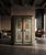 Painted Wardrobe dated 1808 Measurements: H.173 cm – W. 128 (140 to the frames) cm – D. 50 (55 to the frames) cm Period:...