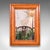 This is an antique reception vanity mirror. An English, walnut and bevelled glass hallway mirror, dating to the Edwardian...