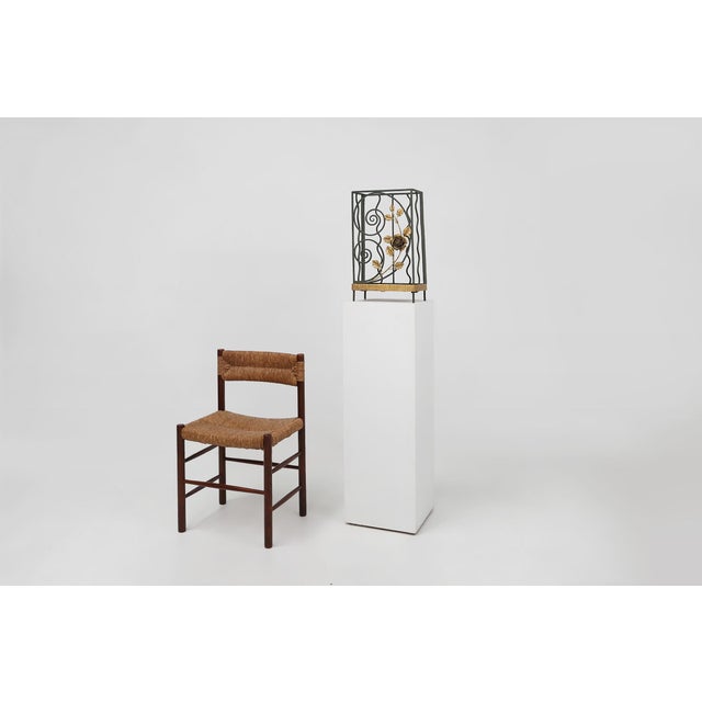 France / 1930 / umbrella stand / metal / art deco Elegant Art Deco French umbrella stand in wrought iron from the 1930s....