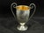 An antique Gorham sterling silver and enamel loving cup golf trophy, in a mini size. The enamel decoration has been...