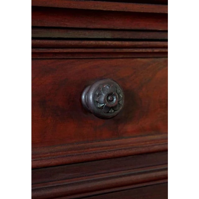19th Century Louis Philippe Library Bookcase in Mahogany For Sale - Image 3 of 5