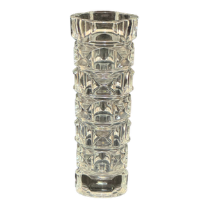 Vintage Cristal D’Arques Crystal Cube Vase