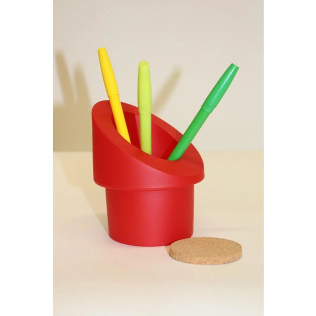 Itre Mid-Century Modern Murano Glass Pencil Holder For Sale - Image 4 of 10