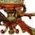 1950s Italian Florentine Rococo Style Polychrome & Giltwood Chandelier For Sale - Image 11 of 13