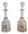 Antique Edwardian Decanters, 1900, Set of 2 For Sale
