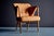 Lounge Chairs Upholstered in Cognac Leather, Germany, 1950s, Set of 3 For Sale - Image 4 of 15