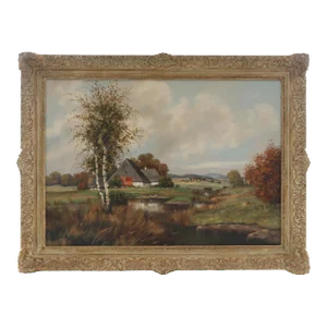 Krotter Signed Framed Oil on Canvas