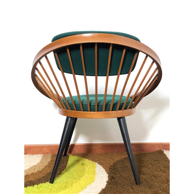 Vintage Circle Chair by Yngve Ekström, Sweden, 1950 For Sale - Image 11 of 13