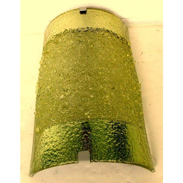 2020s Murano Glass Gold Ice Wall Sconce, Italian J & J Designs Lux061 For Sale - Image 5 of 10
