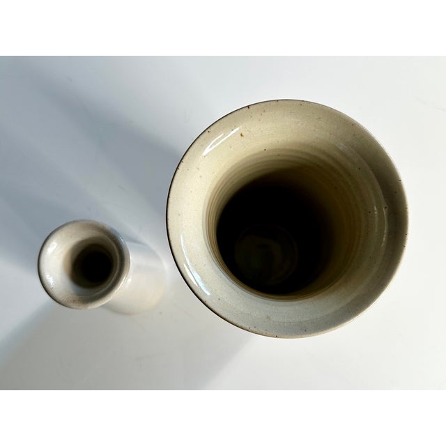Vintage Hand-Thrown Studio Ceramic Vases, Germany, 1980s, Set of 2 For Sale - Image 4 of 12