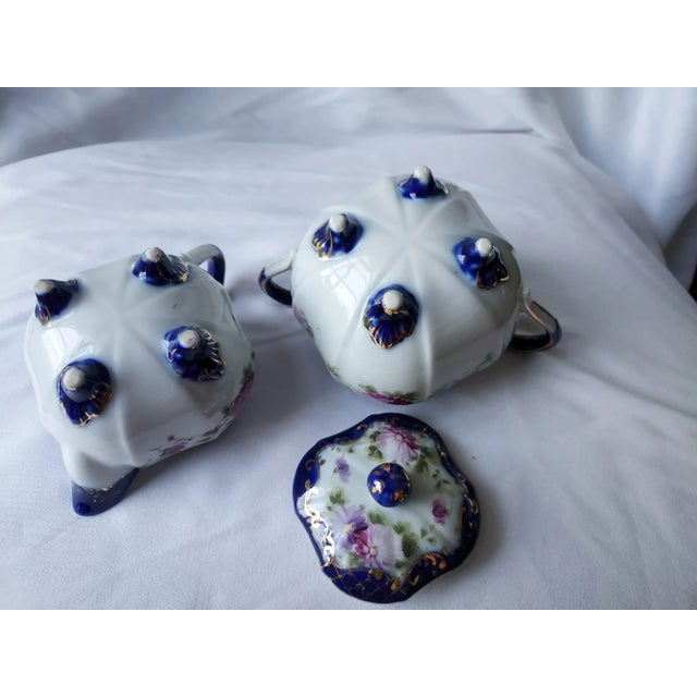 Late 19th Century Nippon Porcelain Creamer and Sugar Set For Sale In Atlanta - Image 6 of 7