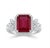 Natural Ruby 5.54cts & Diamond 0.73cts Ring in 18k Gold For Sale In New York - Image 6 of 8