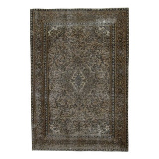 Vintage Middle Eastern Hand-Knotted Rug For Sale