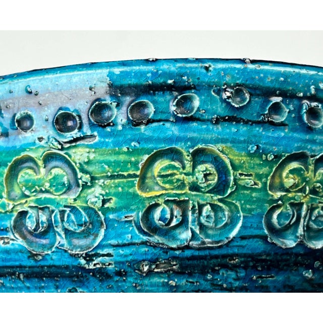 Mid-Century Modern Rimini Blue Pottery Candleholder by Aldo Londi for Bitossi, Italy, 1960s For Sale - Image 15 of 18