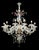 Ca rezzonico iii 12 lights chandelier in gold plate & murano glass by aggiolight. Dimensions: d 110 x h 160 cm (+ 100 cm...