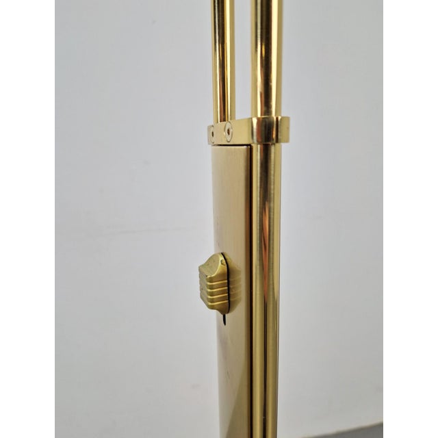 2517-1-P1 Floor Lamp in Brass and Glass from Holtkotter, 1980s For Sale - Image 9 of 13