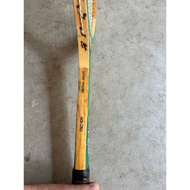 Vintage Miscellaneous Collection of Wooden Tennis Rackets With Cover For Sale - Image 4 of 12