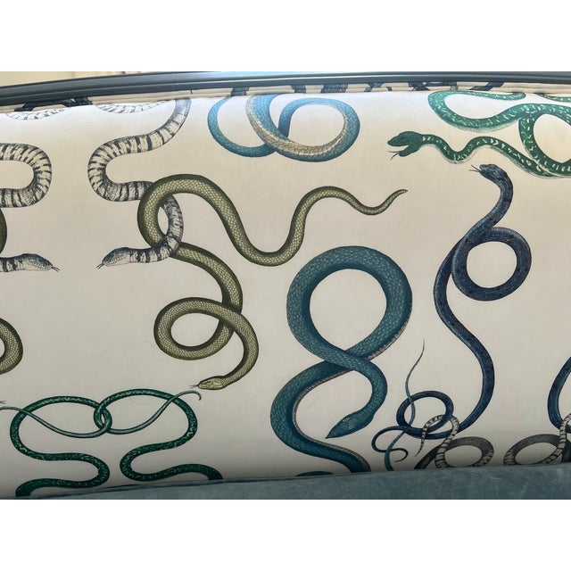 Sheraton Sofa With Schumacher Giove Upholstery For Sale - Image 16 of 17