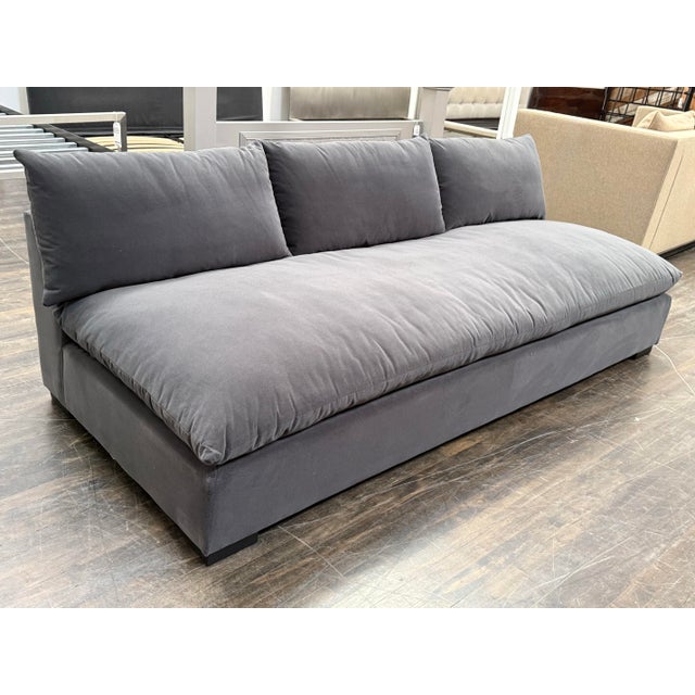 Modern Four Hands Grant Armless Sofa For Sale - Image 3 of 12