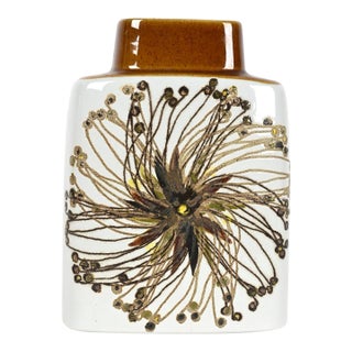 1960's Danish Modern Aluminia Vase by Ellen Malmer for Royal Copenhagen For Sale
