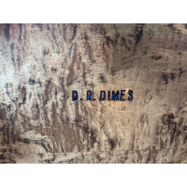 D. R. Dimes Tiger Maple Tavern Side Table For Sale - Image 9 of 11