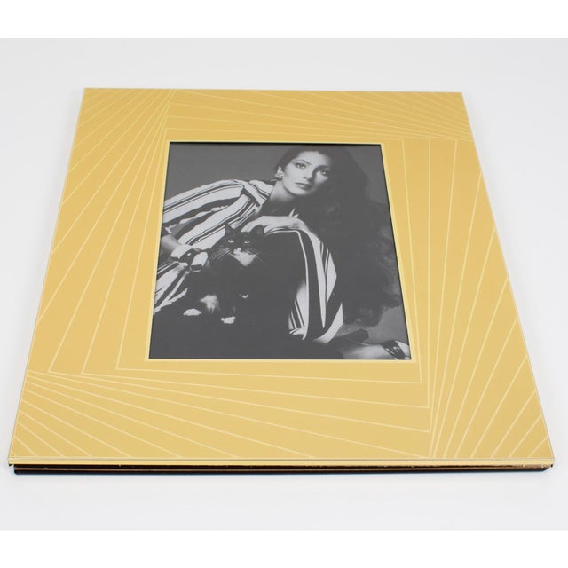 Umberto Mascagni Gilded Aluminum Picture Frame, Italy 1970s For Sale - Image 13 of 13